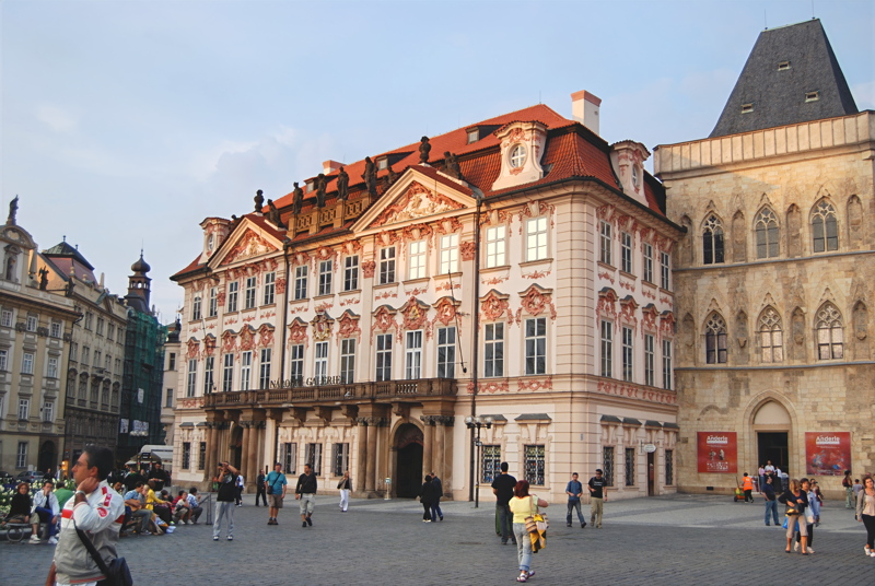 3 - The historic Kinský Palace, located on the Old Town Square in Prague, Czech Republic